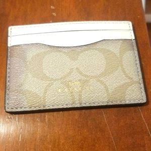 Coach card holder